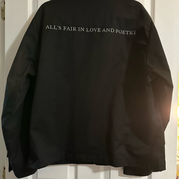 ON HOLD!! Taylor Swift Tortured Poets Department Black Jacket LARGE - Picture 3 of 3